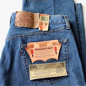 1993 Deadstock 501 Levis Button Fly Jeans